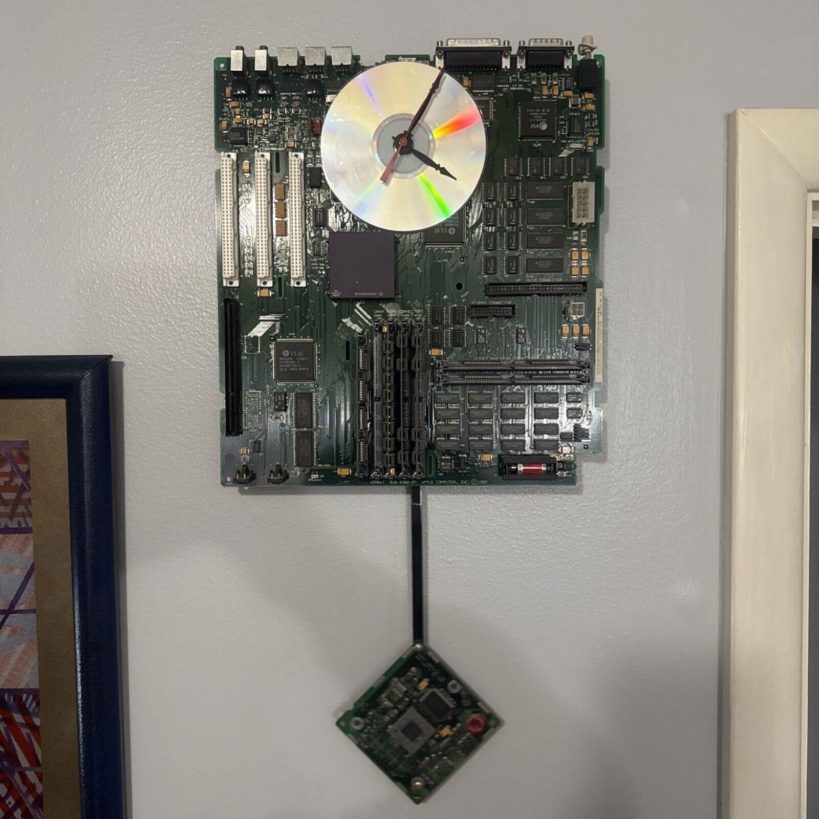Recycled Vintage Apple Computer Motherboard Pendulum Wall