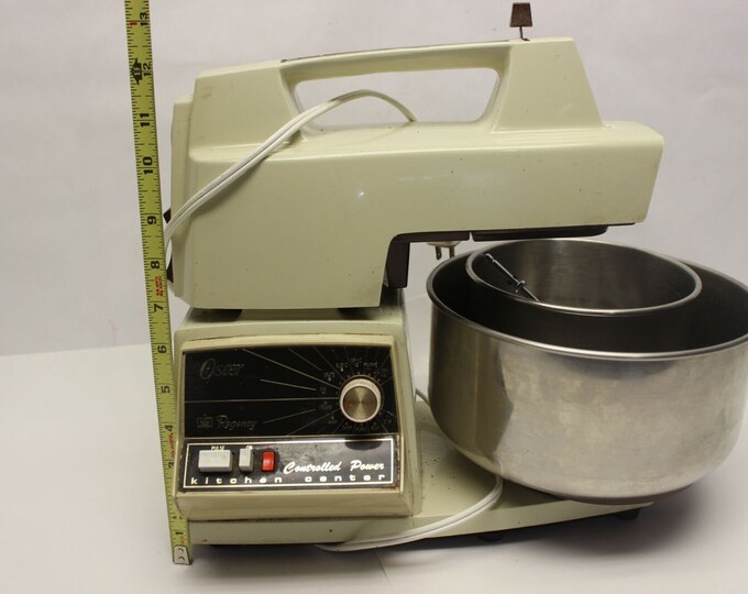 Vintage Oster Regency Kitchen Center 12 Speed Mixer Etsy
