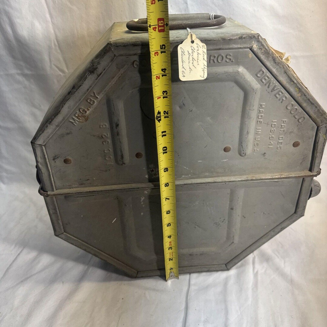 Vintage Goldberg Bros Movie Film Magazine Case Canister for A Projector