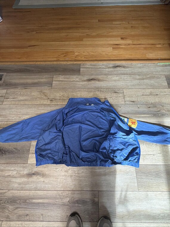 Vintage 1990s Lands End Half Zip Nylon Made in USA Windbreaker, L