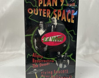 Ed Woods: Plan 9 from Outer Space (VHS, 1994) New Sealed In Package NIP Aliens