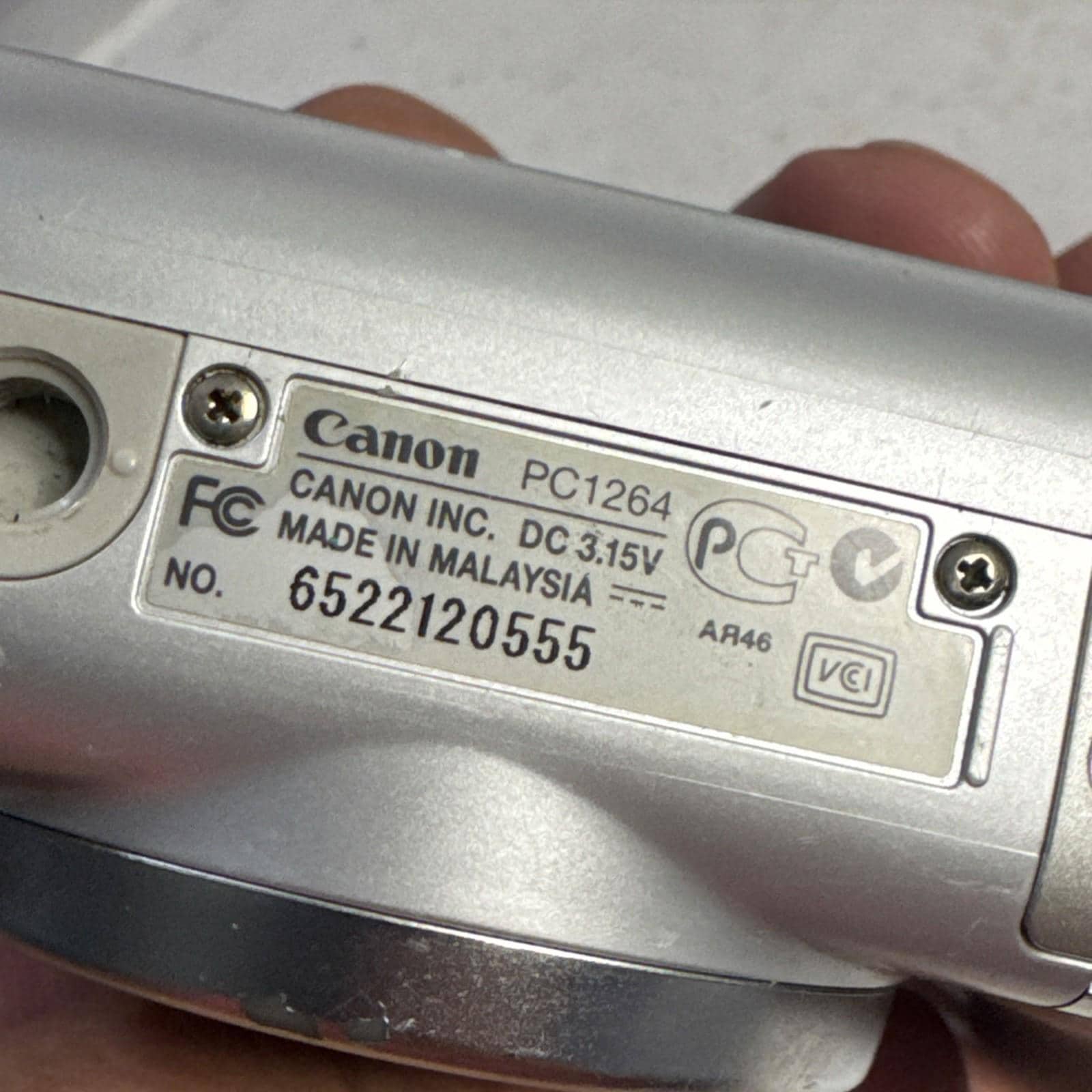 Buy Canon Powershot A580 8.0MP Digital Camera - Silver FOR PARTS