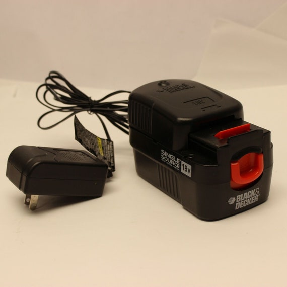 Black and Decker 18volt Battery W/ Charger Etsy