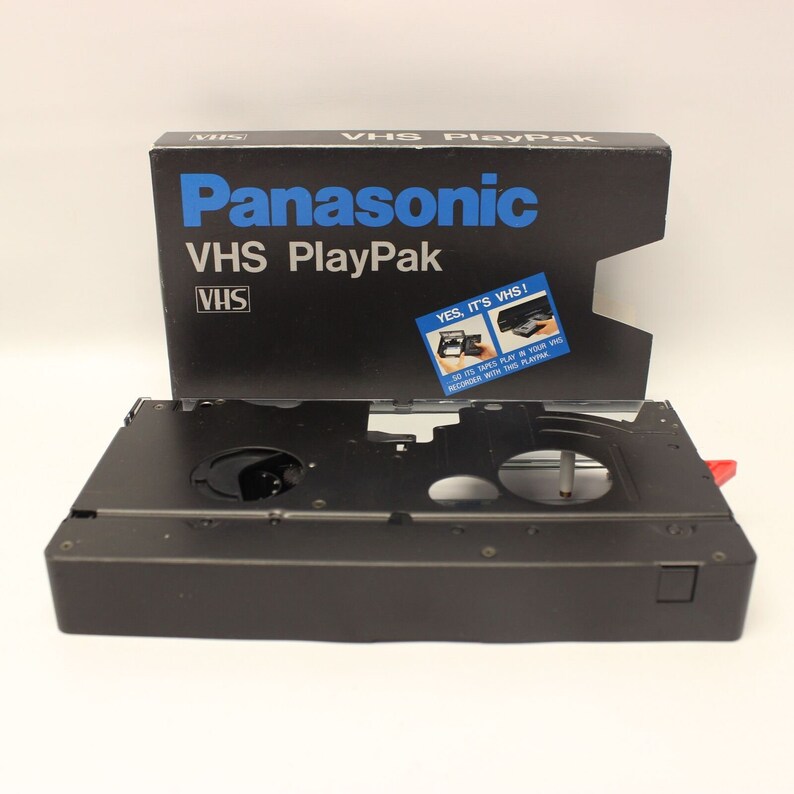 Panasonic VHS Playpak VHSC to VHS Motorized Tape Converter Etsy