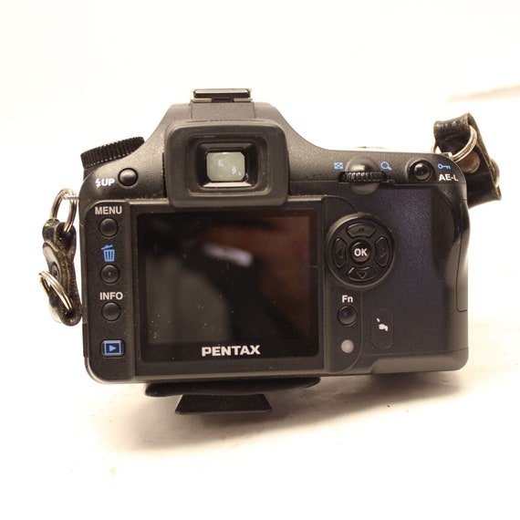 Pentax K110D 6.1MP Digital SLR Black Camera W/ 1855mm Lens Etsy