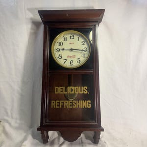 Vintage Coca Cola Hanging Wall Clock