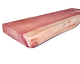 Floating Shelf - Live Edge Red Cedar - 24” - Various Sizes Available