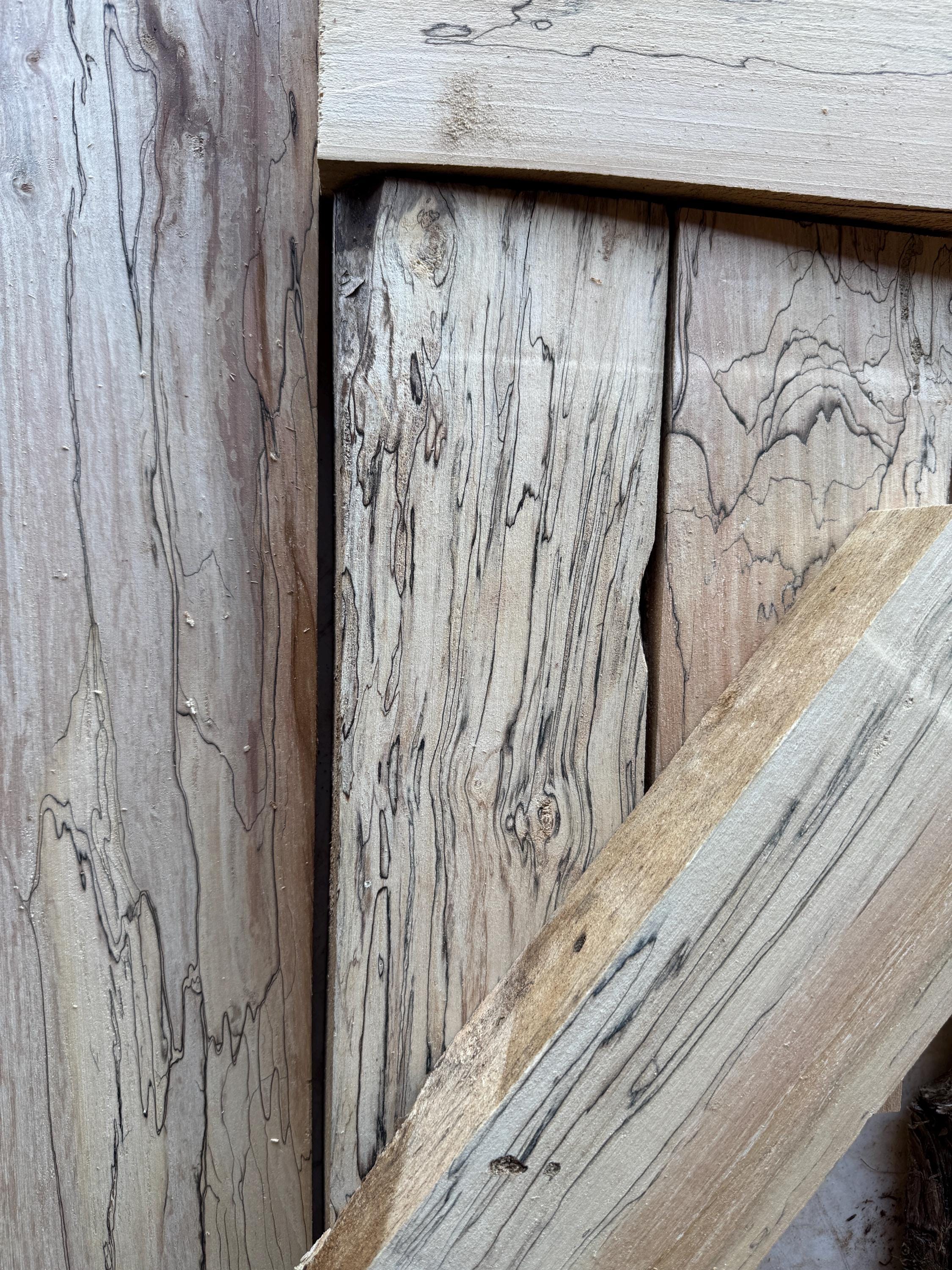 Spalted Maple Boards - Various Thicknesses, Widths, and Lengths