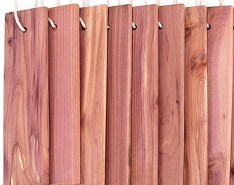 Cedar Blocks for Clothes Storage - Natural Aromatic Texas Red Cedar Wood Hangups Soaked in 100% Cedar Oil - Natural Moth Repellent