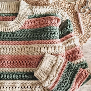 Sweater Nativo | Patrón a Crochet - Ganchillo | PDF con video tutorial paso a paso | Sweater oversize para Mujer | PDF en English + Español