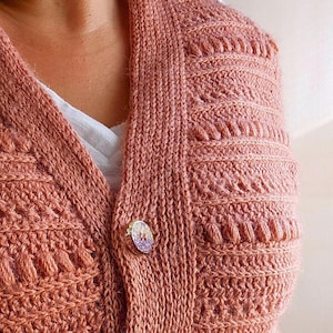 Nativo Cardigan Crochet Pattern | PDF with videos - Step by Step and tutorials | Crochet jacket Pattern  | PDF in English + Español