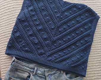 Crochet Pattern Déjà Vu Vest - Modern Boho Style - 2-in-1 Design: Summer Blouse or Winter Vest - PDF Pattern + Video Tutorials