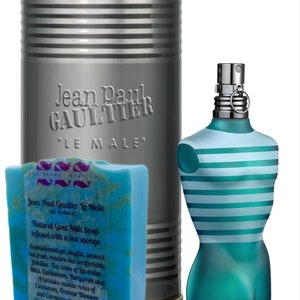 Jean Paul Gaultier Le Male (our version of) All Natural Goat Milk Soap and Sea Sponge
