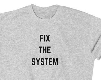 Fix the system crewneck sweatshirt