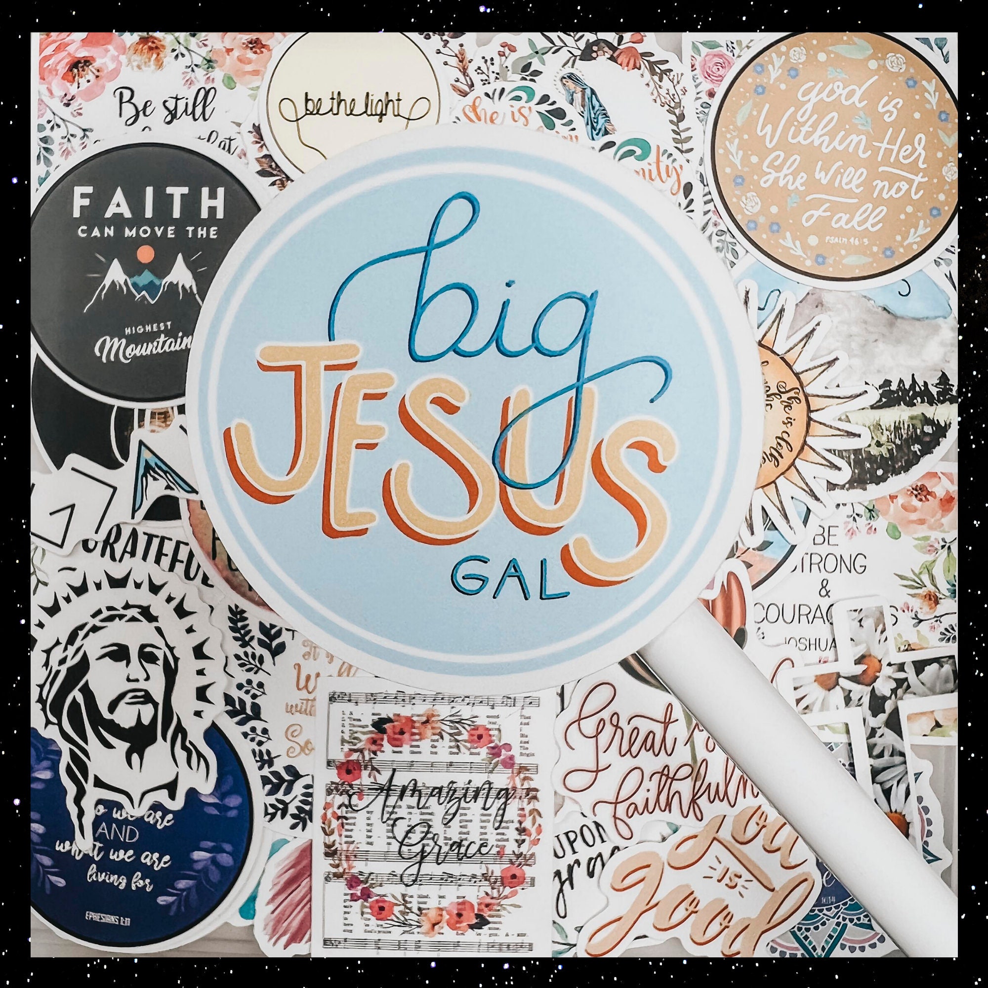 Christian Themed Inspirational Sticker Set Vinyl Stickers for Laptop ...