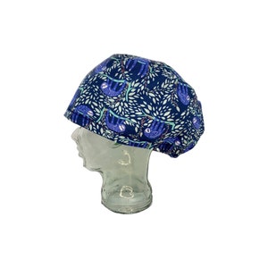 Swaying Sloths  / Animal  / Surgical / Anesthesia / Euro / Adjustable / Large / Small / Scrub Cap
