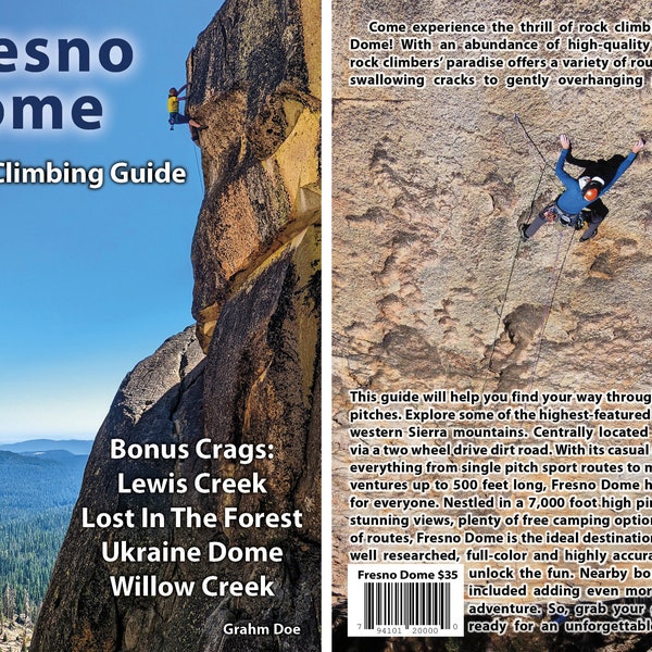 Fresno Dome Rock Climbing Guide Book
