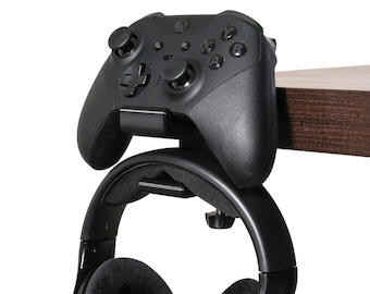 Schreibtischhalterung für Controller und Kopfhörer: Gaming-Schreibtisch-Organizer
