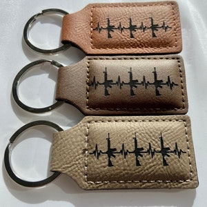 Rifle Beat Leather Keychain, Fathers day, Minimalist, Key fob, Rifle, Second Amendment, America, Patriotic, Gift idea, House Keys, Car Keys