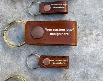 Custom Oval Leather Keychains Bulk Order Stocking Stuffer Holiday Gift  Personalized Gift Custom Logo Gift Shop Valentines Day 