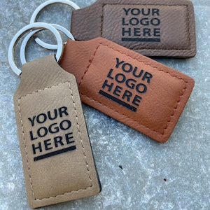 Custom Designed Leather Keychains Bulk Order Valentines Day Personalized  Gift Small Business Custom Logo Gift Shop Spring 