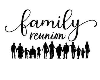 Family Reunion SVG cut file