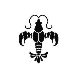 Langoesten Fleur de Lis SVG-bestand knippen