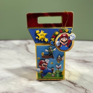 Super Mar Party favor boxes | Boys Party favors