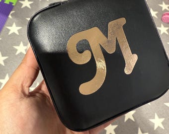 Personalized Travel Jewelry Box: Women's Jewelry Organizer.