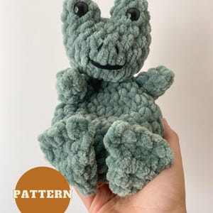 Froggy beanie pal crochet pattern- crochet pattern, plushie, amigurumi, frog plushie
