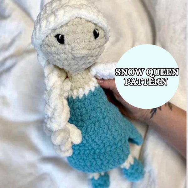 Modèle de reine des neiges au crochet