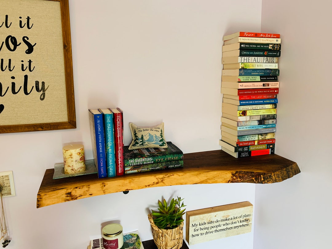 Solid Wood Floating Shelves Etsy