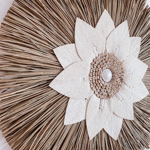 Leaf Macrame Wall hanging Boho Entryway Wall Decor Front Porches Hangers Nature Inspired Home Decor