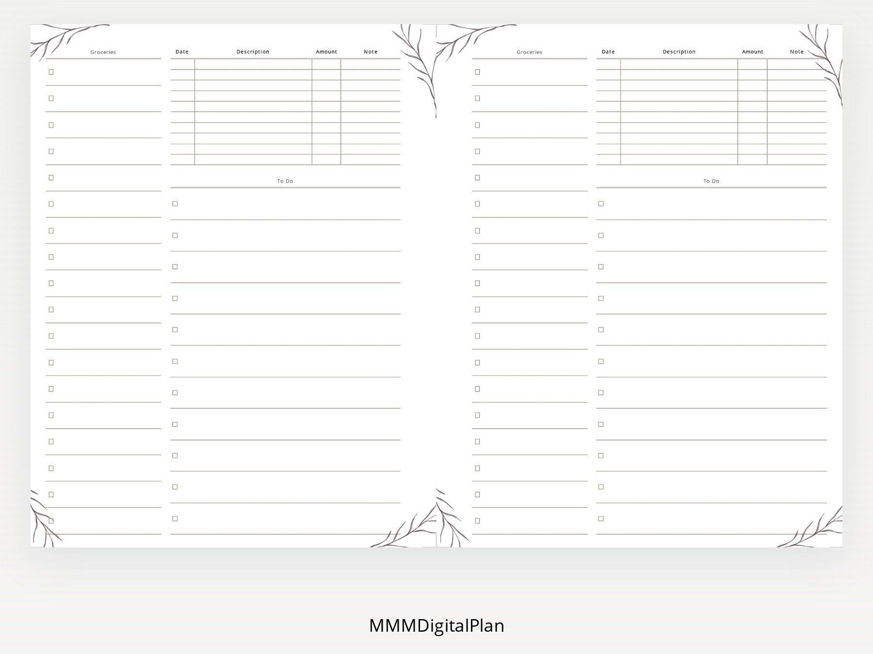 To Do List Planner Digital Download/printable - Etsy