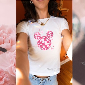 Disco Mckey Crop Top, Dsny Crop Top, Cute Dsny Shirt,mickey Baby ...