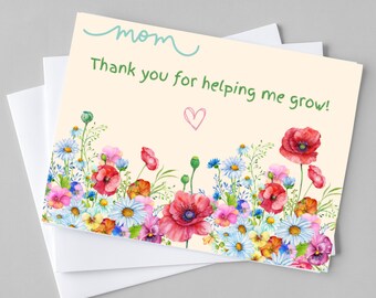 Mother's Day Gift | Mother's Day Card | Blank Mother's Day Card | Mother's Day Post Card
