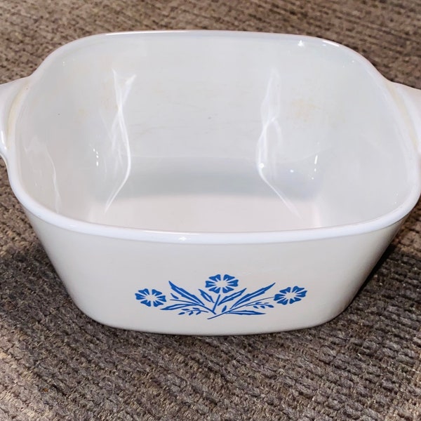 Corningware - Blaue Kornblume - 22 Unzen Schale ohne Deckel - P 43 B