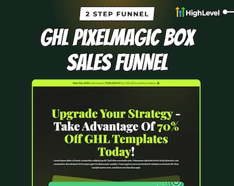 GoHighLevel PixelMagic Sales Funnel: High-Converting 2-Step Design For Low Ticket Offers