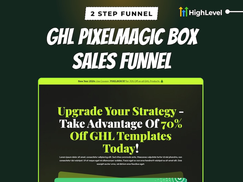 GoHighLevel (GHL) PixelMagic Box Sales Funnel Mockup (1)
