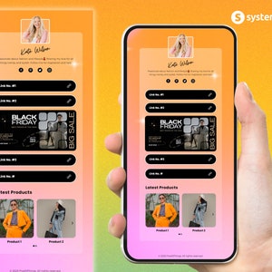 Systeme.Io Link-in-bio Templates Mockup 2