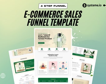 Systeme.io Done-For-You E-commerce Sales Funnel | 4 Step Funnel