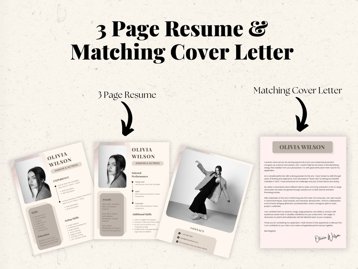 Dance Audition Resume Template - Il 1140xN.5025295146 Ijd8