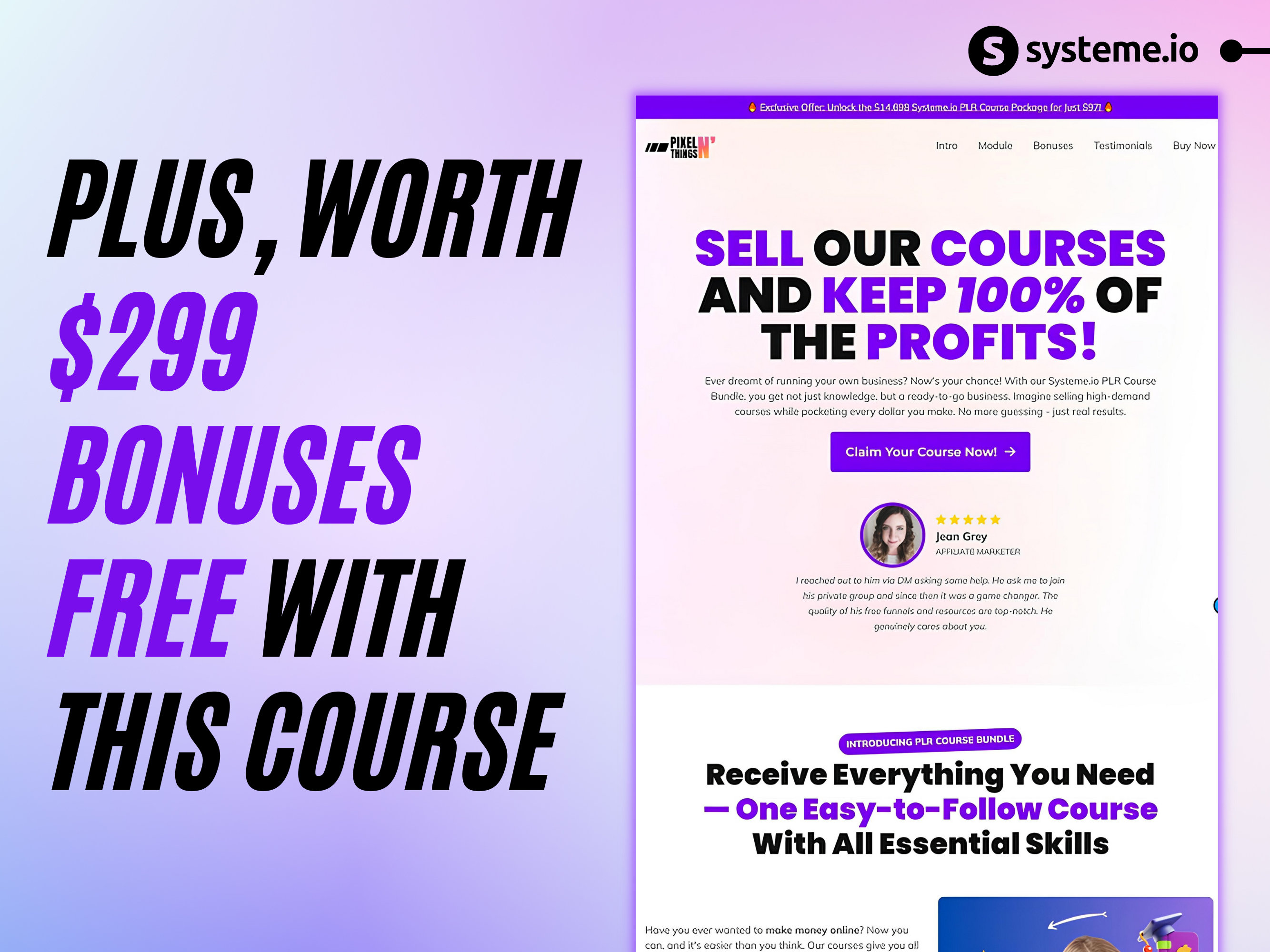 System.io Plr Bundle Systeme.io 8-in-1 PLR Course Bundle: Resell Rights, Sales Funnel (8-in ...