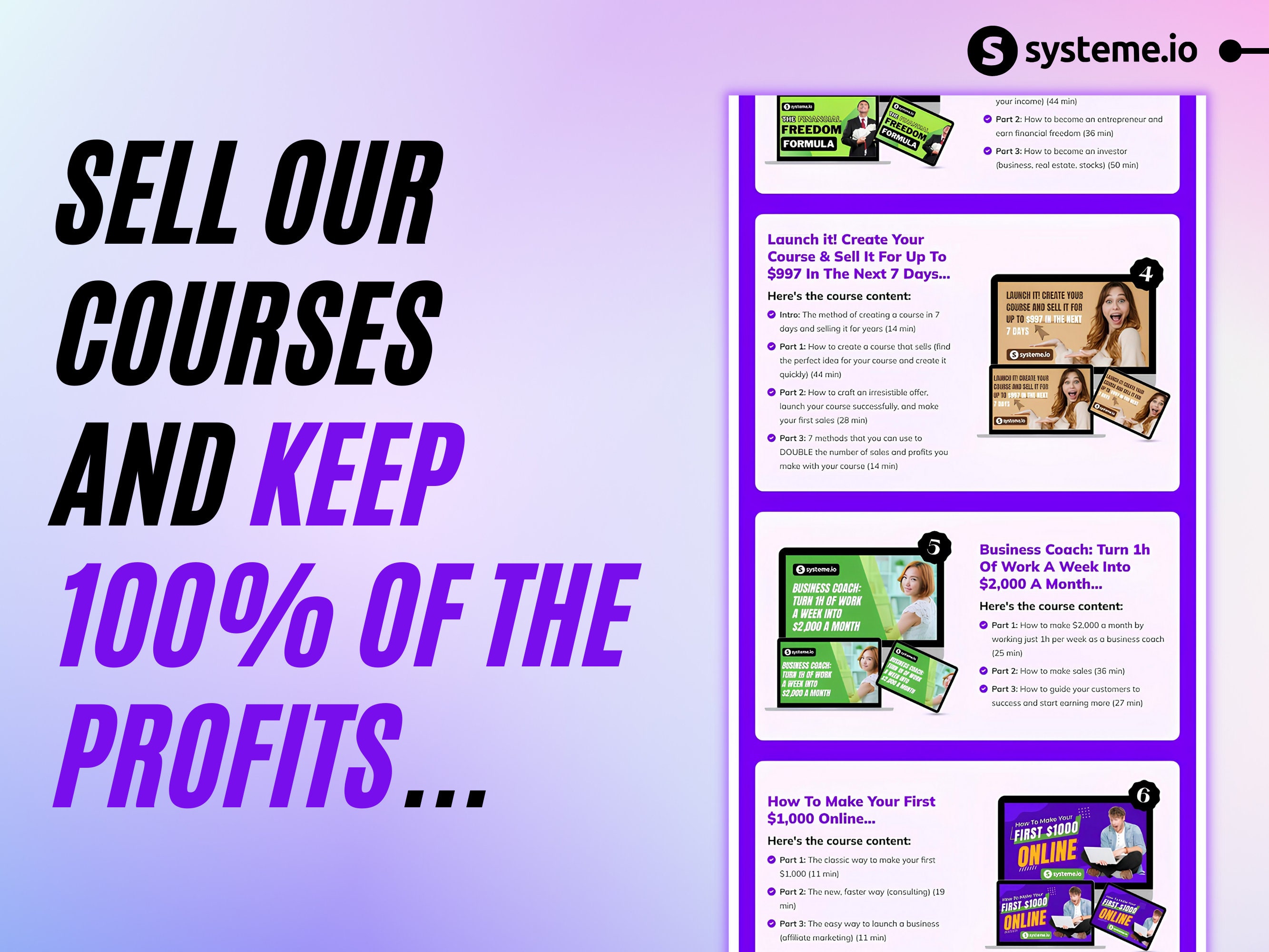 System.io Plr Bundle Systeme.io 8-in-1 PLR Course Bundle: Resell Rights, Sales Funnel (8-in ...