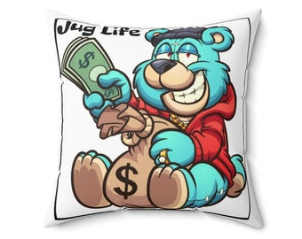 Spun Polyester Square Pillow