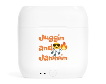 Juggin and Jammin Wireless Earbuds: 2-Hour Playback