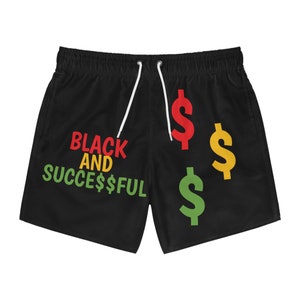 Black history Swim Trunks (AOP)