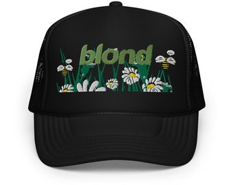 blonde bestickte Trucker Cap