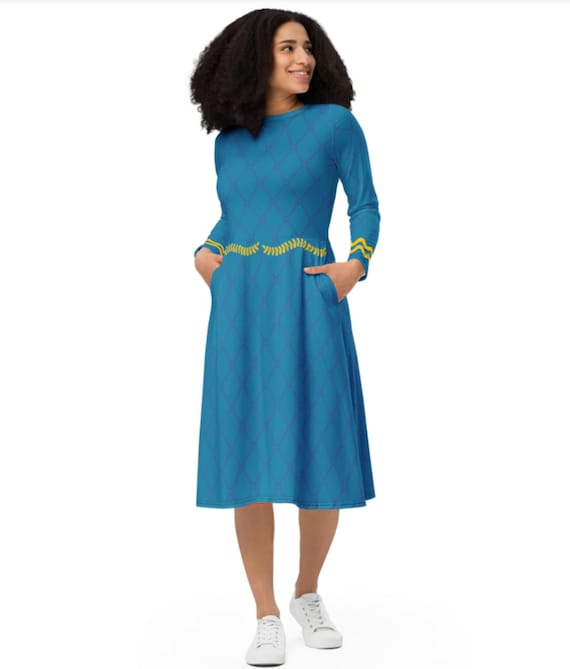 admiral blue dress STEVIE DRESS