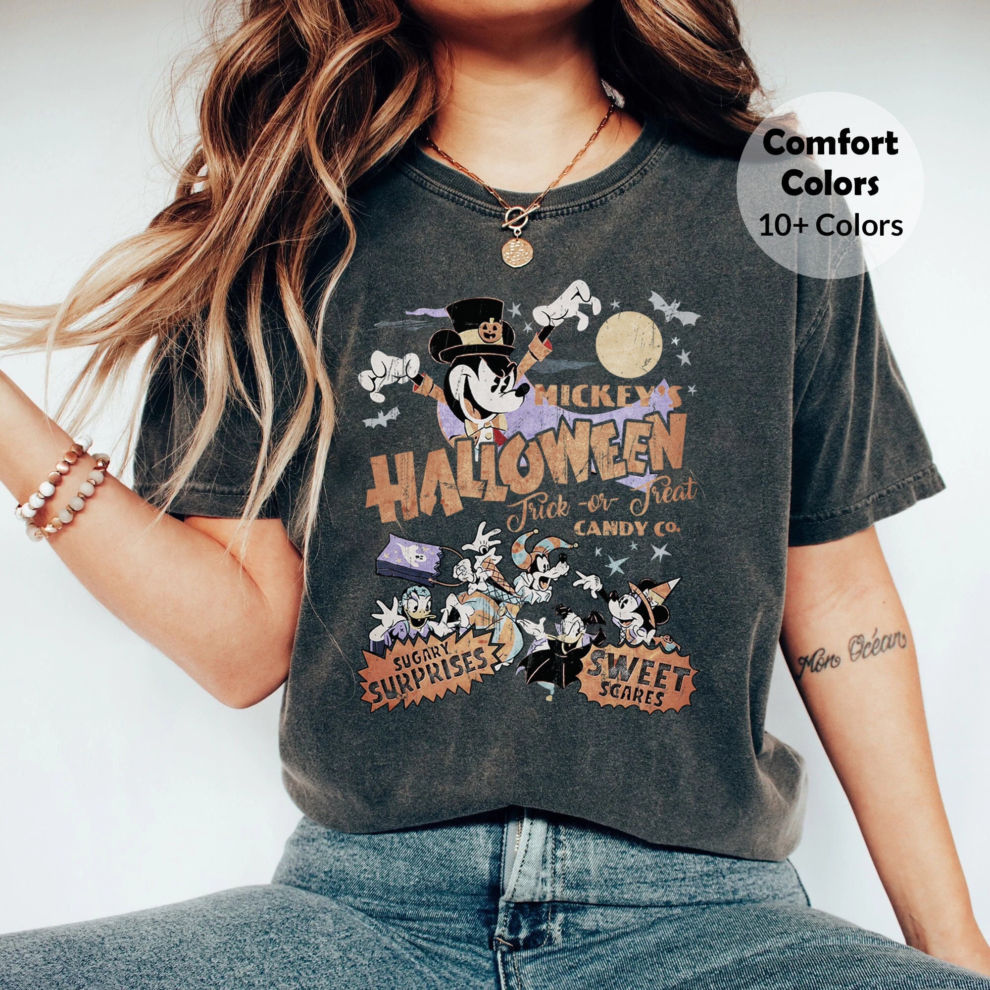 Discover Vintage Mickey Not So Scary Shirt